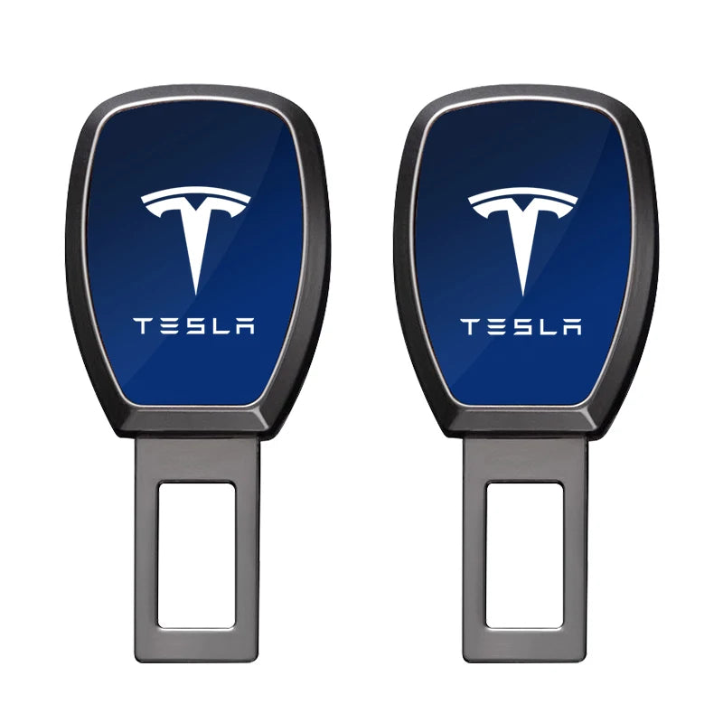 1/2PCS Car safety seat belt buckle clip car accessories For Tesla model 3 model X Y style Roadster Car styling