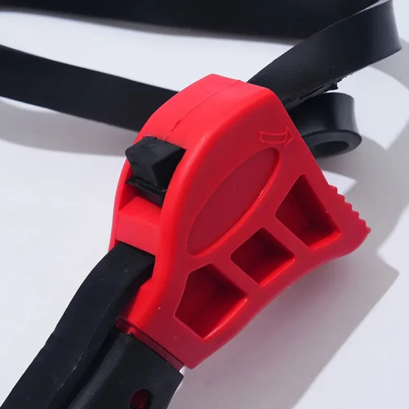 6inch Belt Wrench Oil Filter Puller Strap Spanner Chain Wrench Strap Opener, Adjustable Disassembly Tool