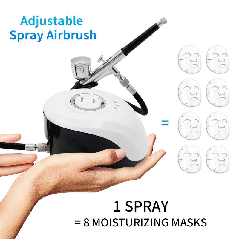Water Oxygen Facial Injector For Home Use Portable Beauty Device Skin Cleaning Wrinkle Remove Rejuvenation Skin Care Equipment F