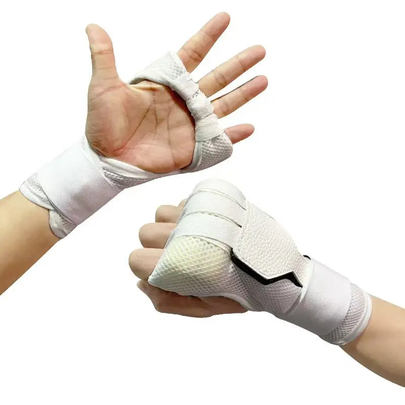 Half Finger Boxing Training Gloves Muay Thai Fighting MMA Boxing Fitness Quick Strap Gym Home Boxing Training Bandage