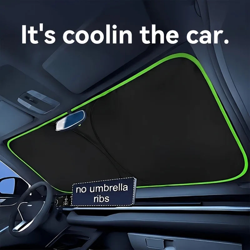 Car front windshield shade, protect the interior of the car, effectively block the sun, suitable for cars, SUVs