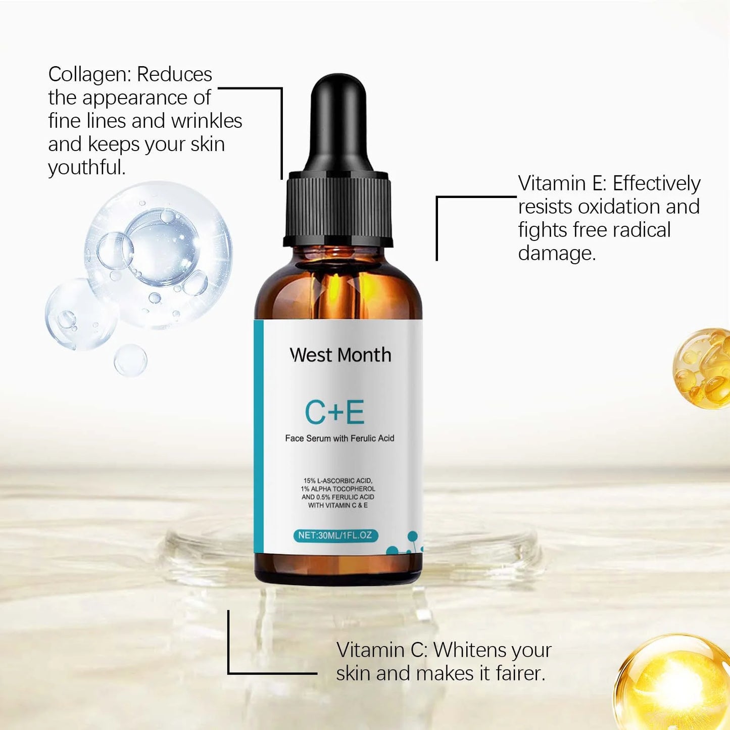 Glycolic Acid Peel Serum Exfoliating Minimizing Pores Reduce Acne Repair Moisturizer Brighten Nourish Whitening Beauty Skin Care