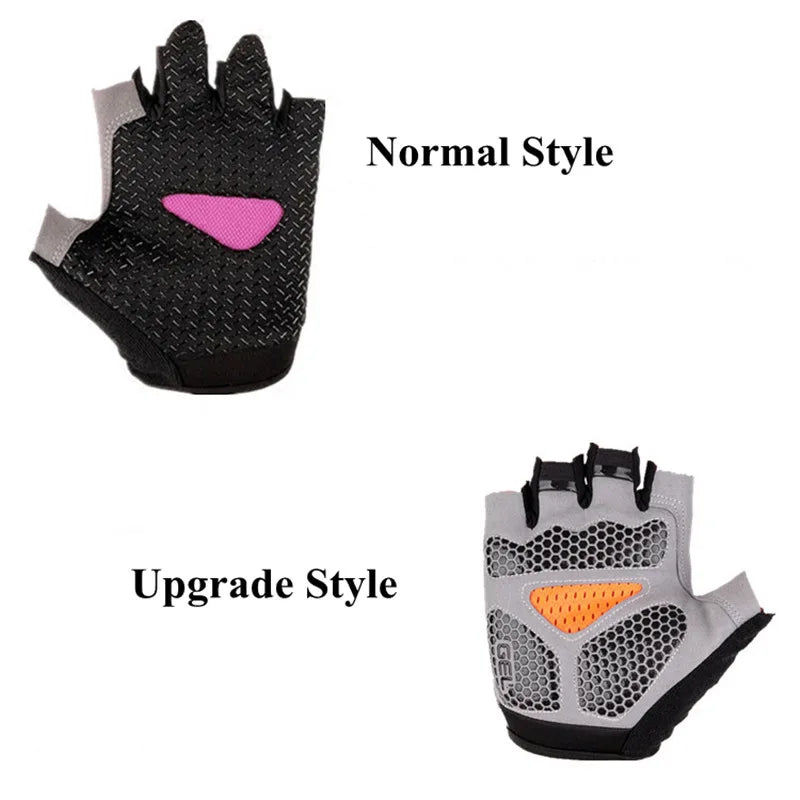 Half Finger Gel Weight Lifting Gloves Men Women Breathable Anti-slip Workout Gloves Summer Gym Yoga Sport Training Hand Gloves