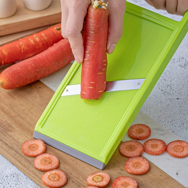 Portable Kitchen Vegetable Cutter Slice Organizer for Fácil Preparation Potato Grinder Carrot Slicing Tool Convenient Chef Tool