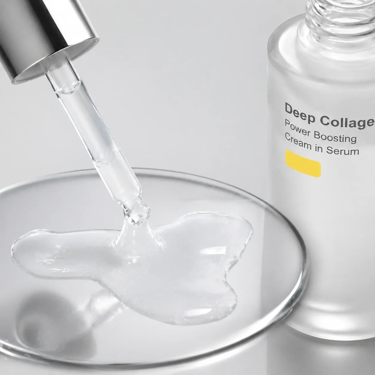Deep Collagen Power Boosting Serum for Hydrating Moisturizing Improves Skin Elasticity Smooths Fine Lines Daily Facial Care