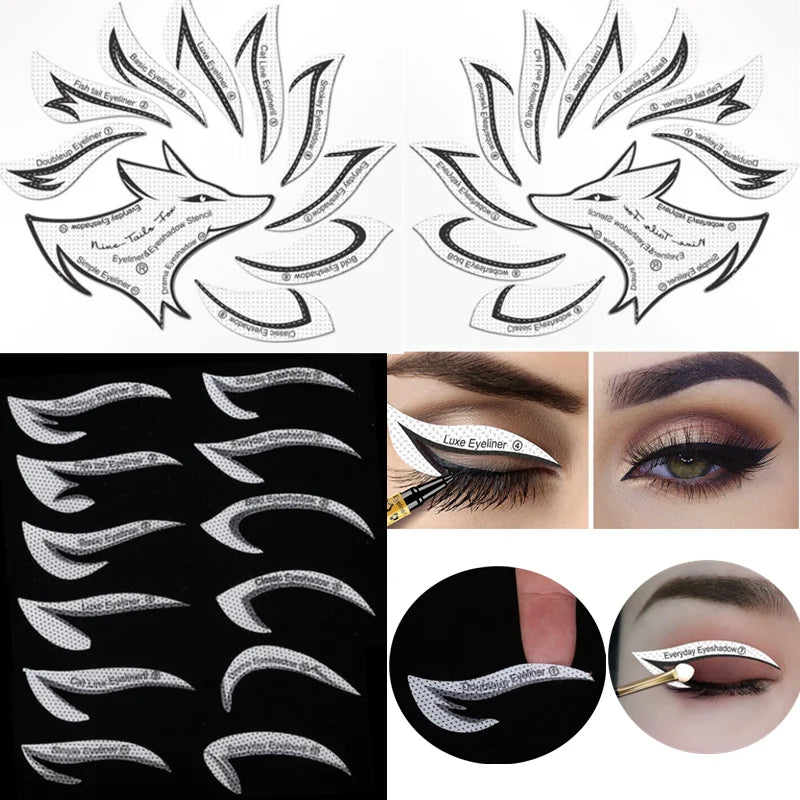 Reusable Eye Makeup Stencil Set
