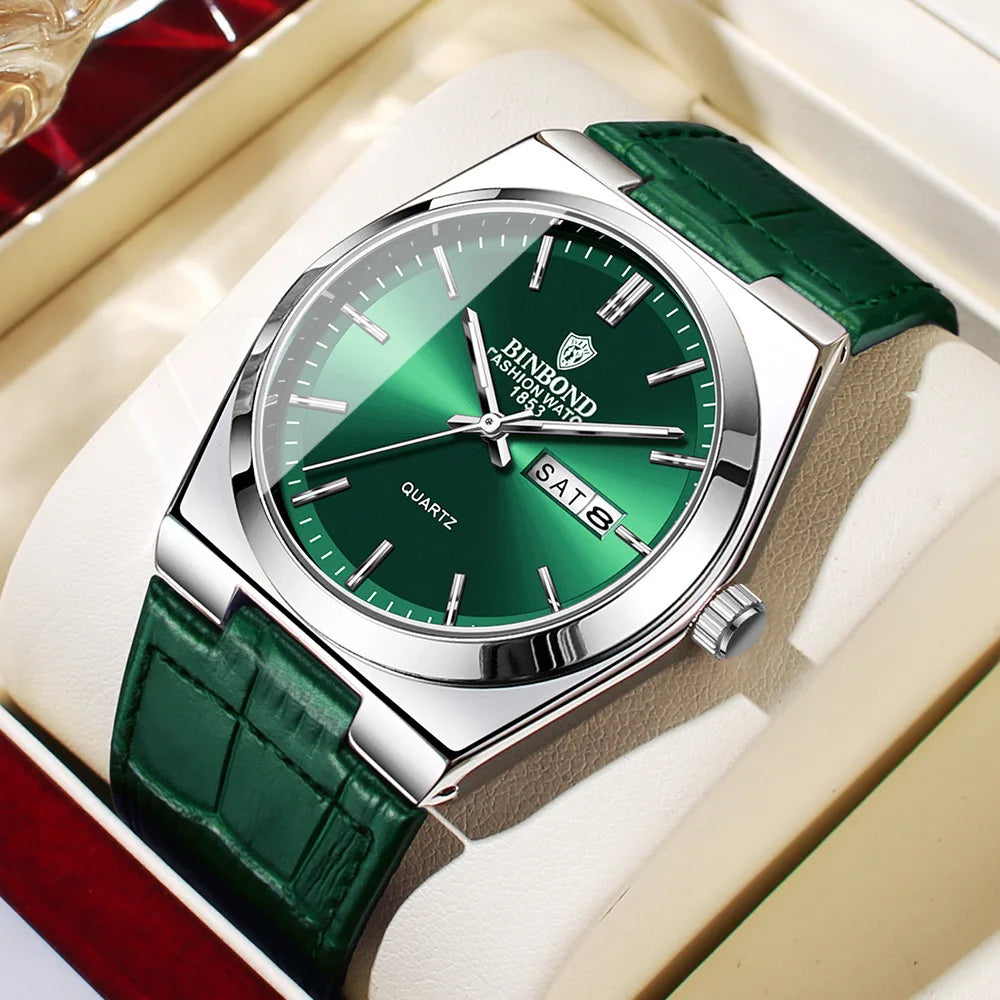 2026 Casual Business Fashion Quartz Wristwatches Gold Clock Men Luxury Watch Automatic Watches Mens Movement Gifts Reloj Hombre