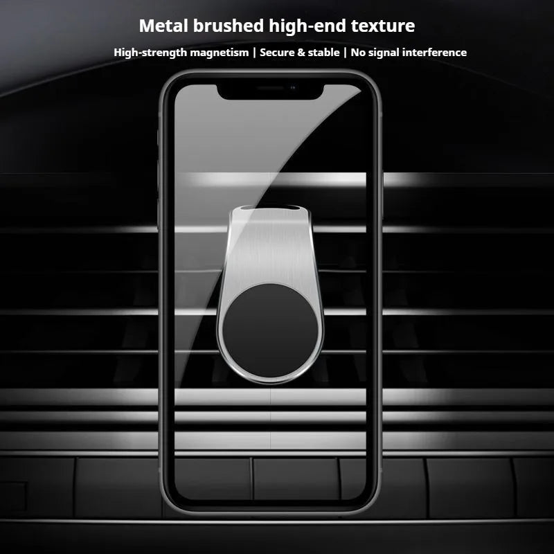 Magnetic Car Phone Holder Air Vent Clip Mount 360 Rotation Mobile Bracket GPS Cell Phone Stand in Car For IPhone Samsung Huawei