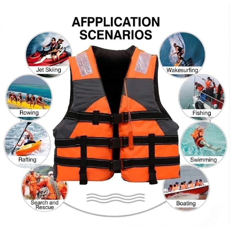 Children's Life Jackets for 7-12 Years Old, 50N Buoyancy Tank Top, Buoyancy Vest, Upstream Paddleboard, Swimming Kayak