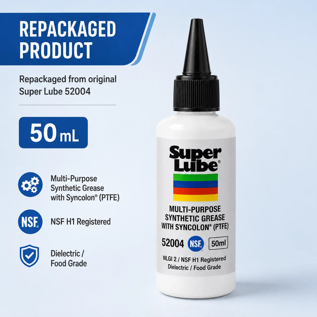 Super Lube 52004 Synthetic Lightweight Oil ISO 68 Multi-Purpose Food Grade Lubricant for 3D Printer Bearings Rails