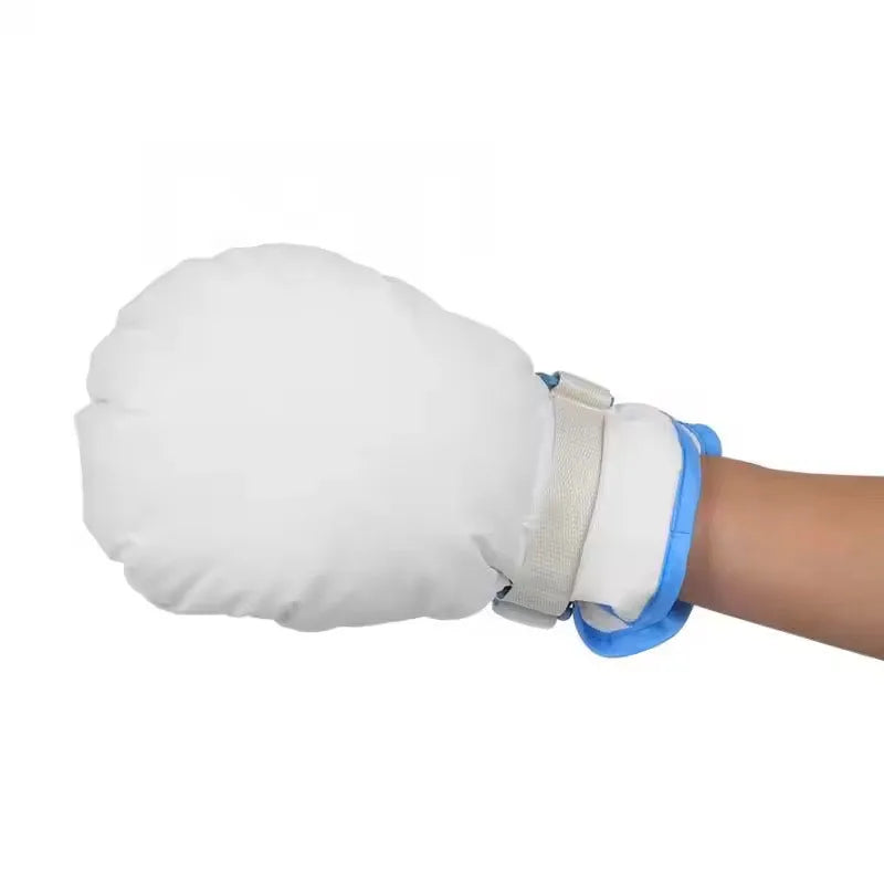1Pair Double Security Mitts Breathable Comfort Medical Safety Mitts Glove for Patients Caregivers