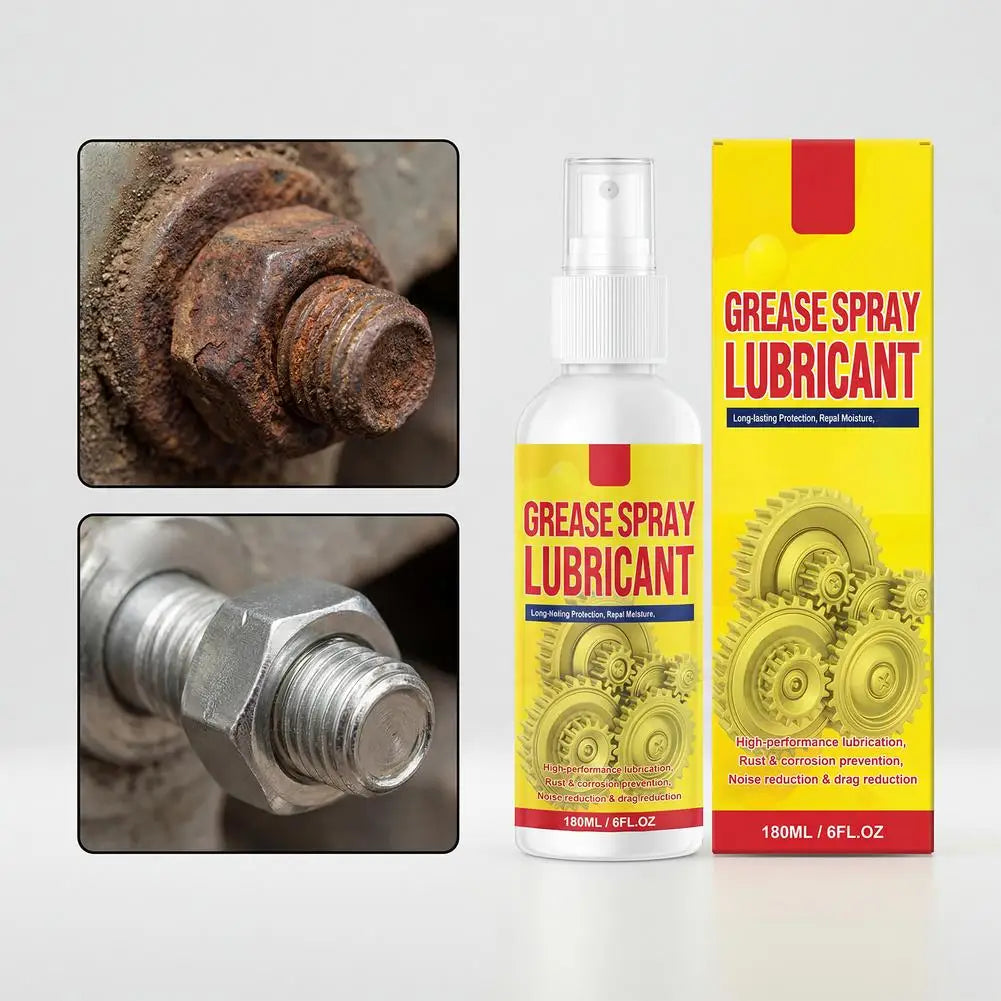 Grease Spray Lubricant Rust And Corrosion Protection Lubricant With Precise Spray For Metal Gears Bolts Mechanical Components