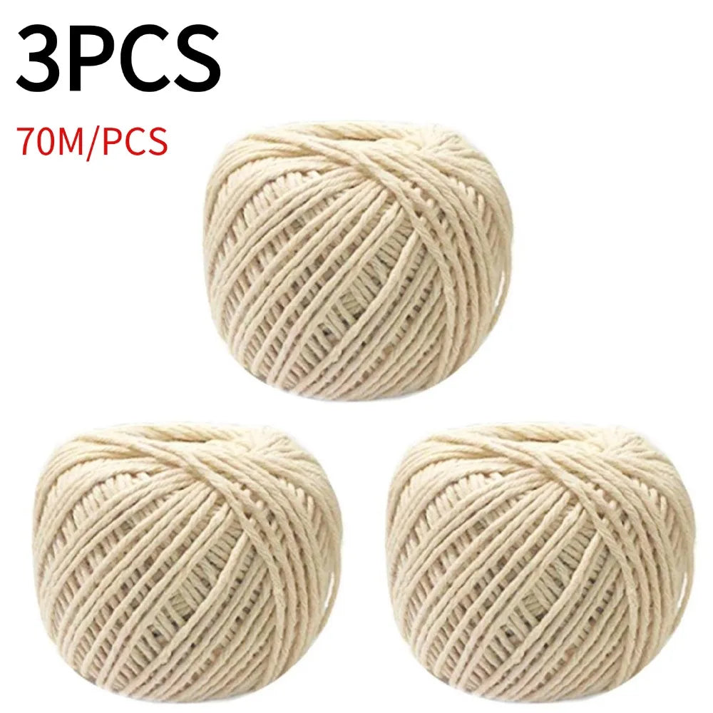 1/2/3/4/5/10/20PCS Cooking Tools Butcher's Cotton Twine Meat Prep Trussing Turkey Barbecue Strings Meat Sausage Tie Rope Cord