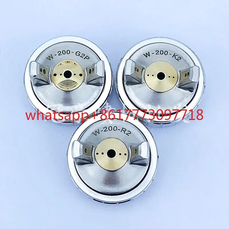 1PCS WA-200 automatic spray gun accessories W-200-G2P/K2/R2/W1/W2/30/40 atomizing cap w200 needle nozzle