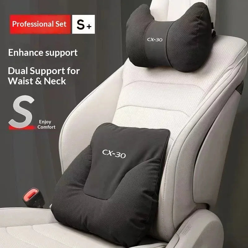 For Mazda CX-30 Skyactiv Car Headrest Neck Support Seat Lumbar Cushion Soft Neck Pillow Automobile interior Accessories