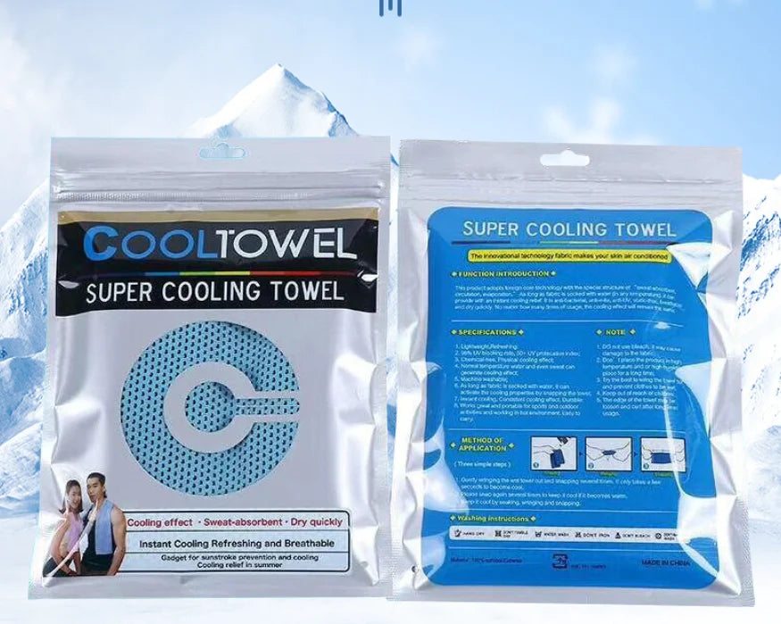 1/5/10PCS Dot Print Ice Cool Towel for Outdoor Fitness - Quick Drying Sweat-Absorbing Sports Towel With Cooling Sensation