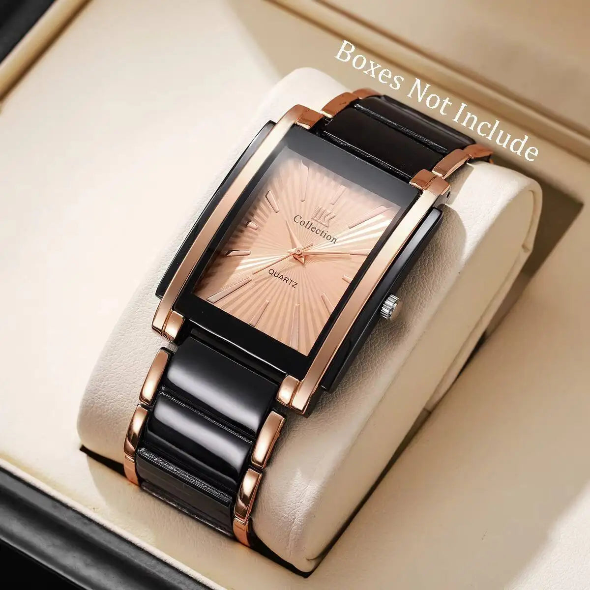 Luxury Men Business Watches Stainless Steel Strap Quartz Wristwatch For Mens Clock Reloj Hombre（Without Box）
