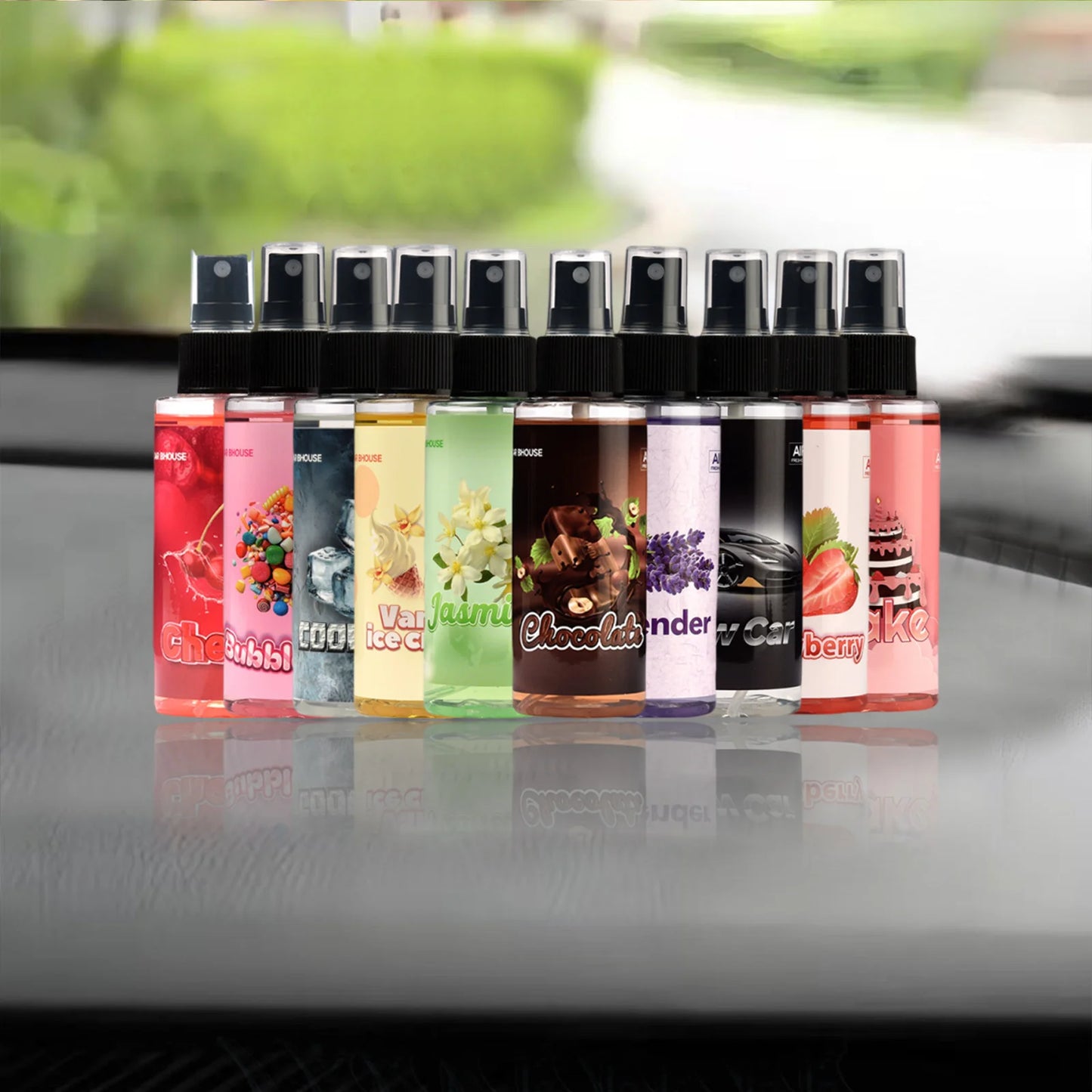 This Is a 100ML Spray Bottle of Car Air Freshener That Doubles As a Fragrance for Both Vehicles And Living Spaces. It Effectivel