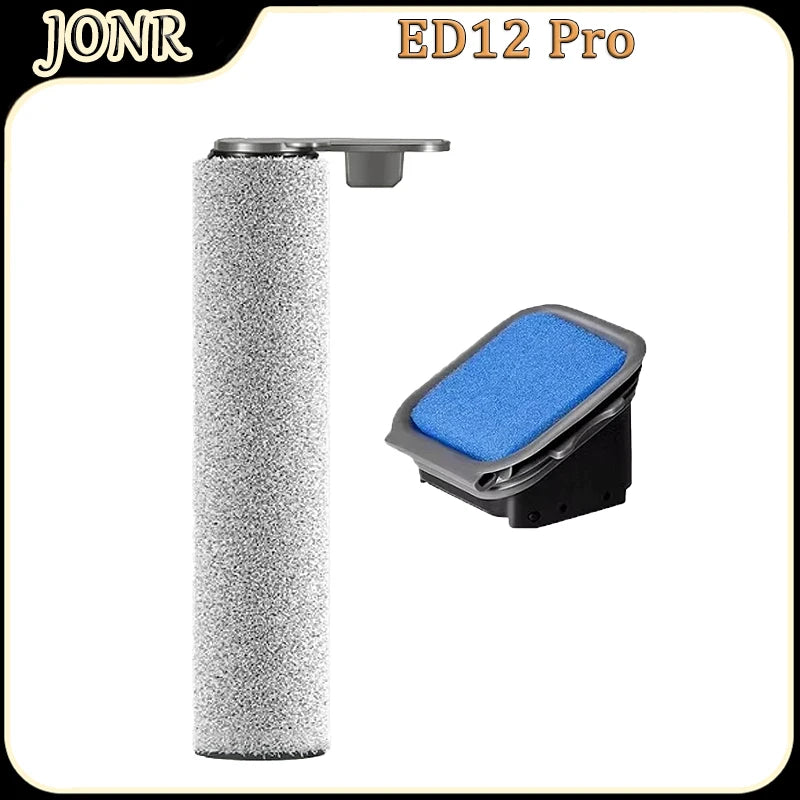 For JONR ED12 Pro Robot Vacuum Cleaner Accessories Main Roller Brush Filter Sponge Replacement Parts