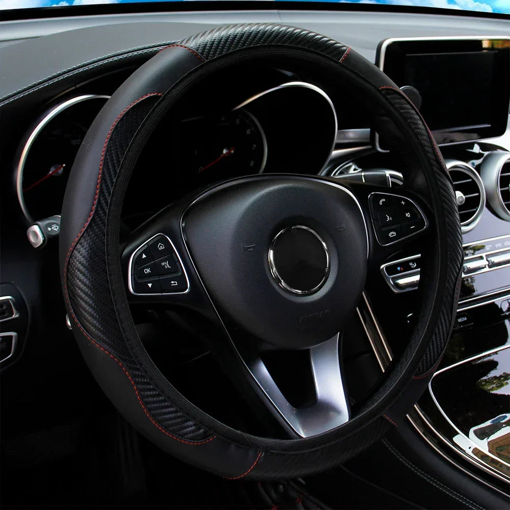 Carbon Fiber Steering Wheel Cover