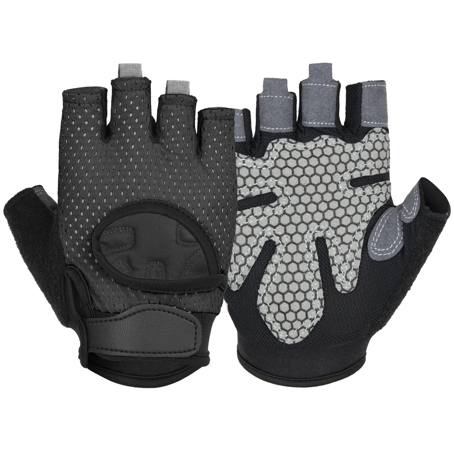 1 Pairs Weightlifting Training Gloves for Men Women Fitness Sports Body Building Gymnastics Gym Hand Wrist Palm Protector Gloves