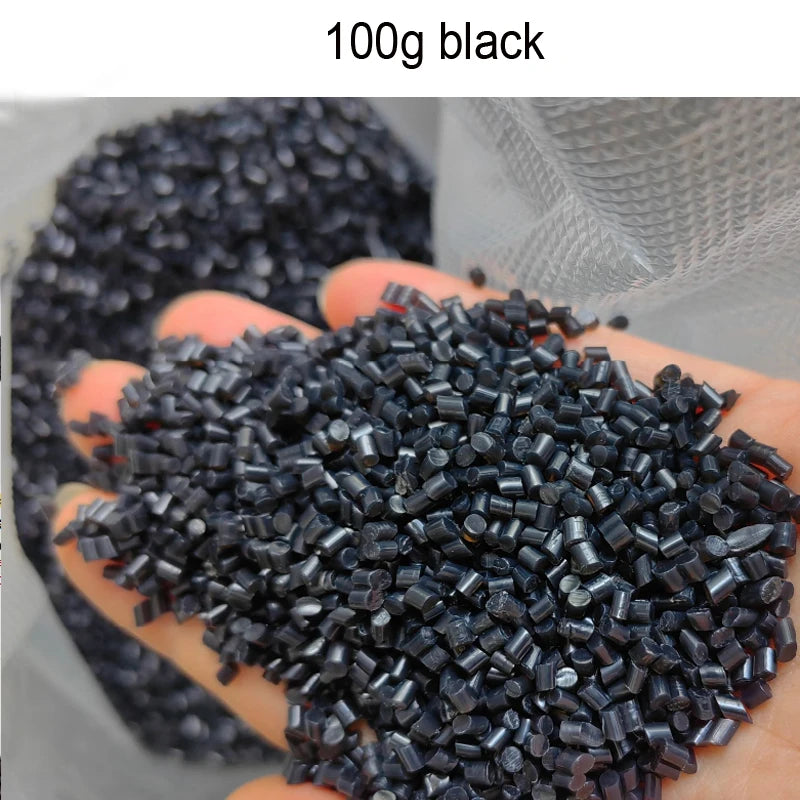 20G/50G/100G Italian Glue Beads Keratin Glue Granules Grains Amber Brown/Black Color For  Keratin Hair Extension Hair Adhesive