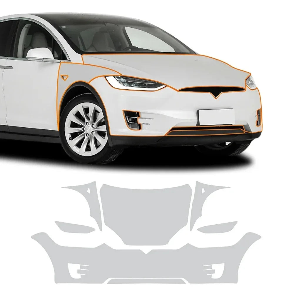 For Tesla Model 3 Y X S 2016-2023 3 Highland 2024 Pre-cut Car Body TPU Transparent Car Protective PPF Scratch Resistant Film