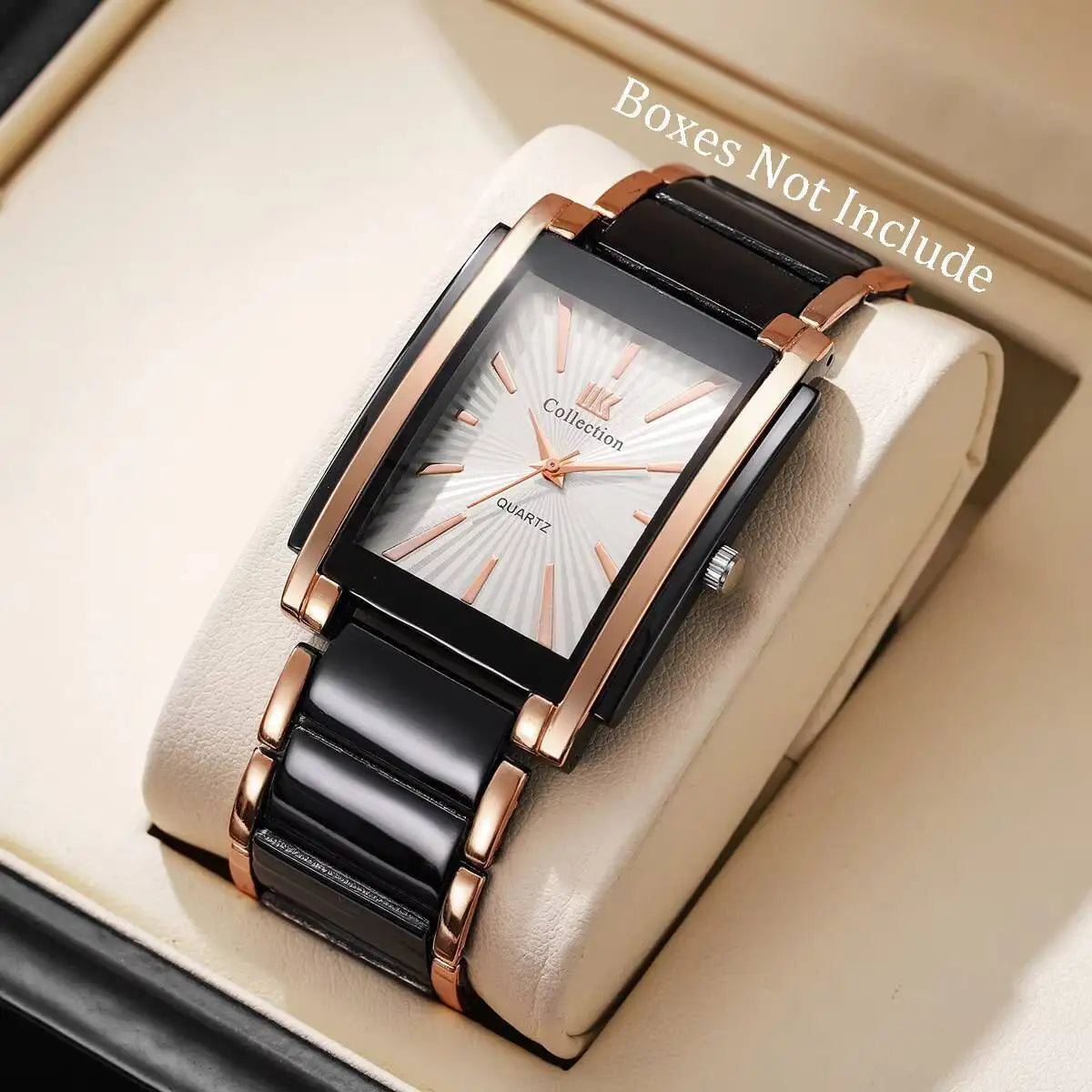 Luxury Men Business Watches Stainless Steel Strap Quartz Wristwatch For Mens Clock Reloj Hombre（Without Box）