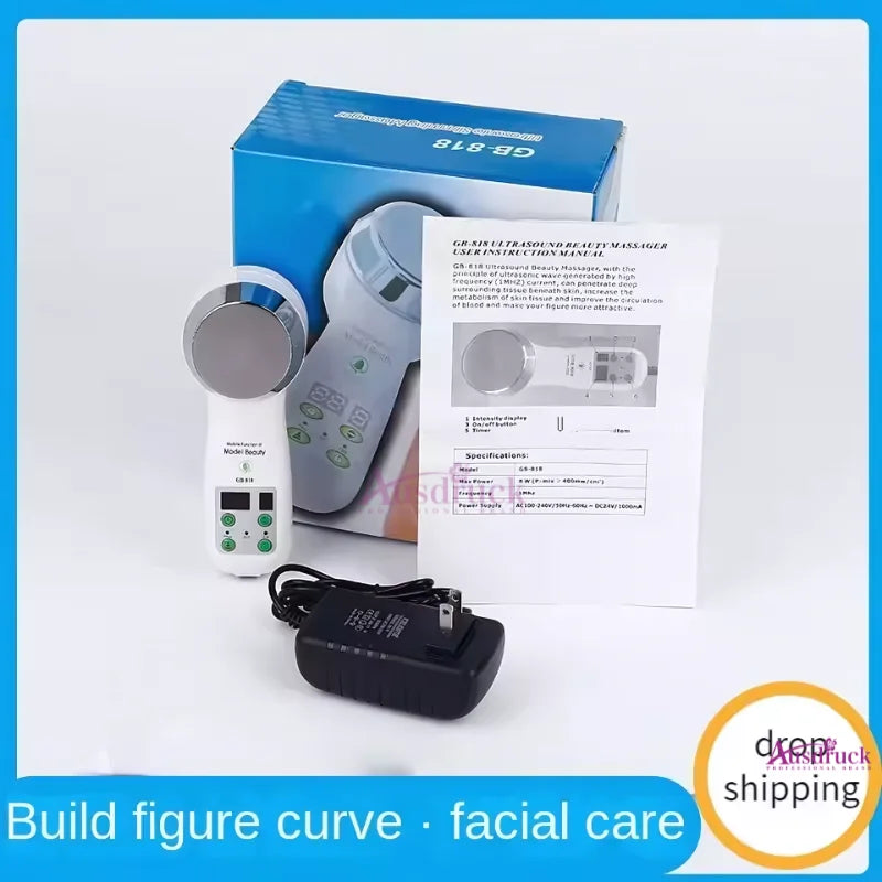 Portable Ultrasonic Cavitation Body Facial Massager Anti Wrinkle Weight Loss Slimming Skin Care Fat Removal Beauty device