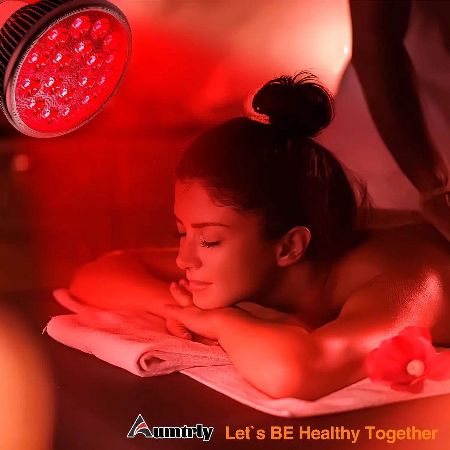E27 54W 660nm&850nm LED Red Light Therapy Lamp Infrared Bulb For Face Skin Care Pain Relief