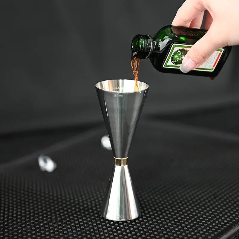 30/45/60/90ml Measuring Cup 304 Stainless Steel Measure Cup Cocktail Shot Drink Spirit Jigger Mixed Beaker Liquid Measuring Cups