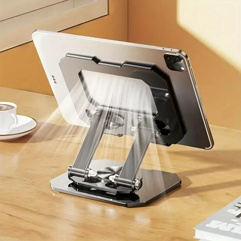 Adjustable Foldable 360° Rotatable Tablet Stand Compatible with 4.7-12 Inch iPad Pro/Air/Mini Laptop - Desktop Holder Stand
