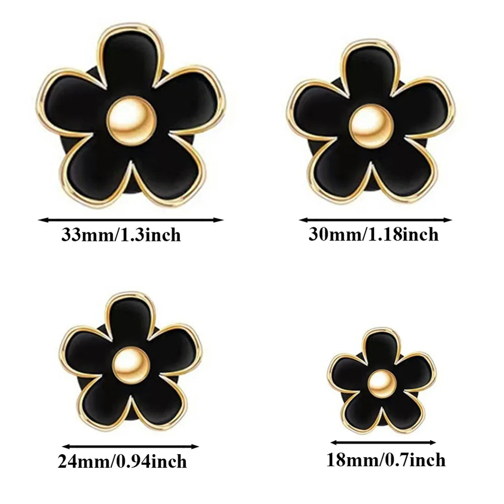 4Pcs/Set Car Outlet Vent Perfume Clips Car Air Freshener Conditioning Aromatherapy Small Daisy Interior Decoration Accessories