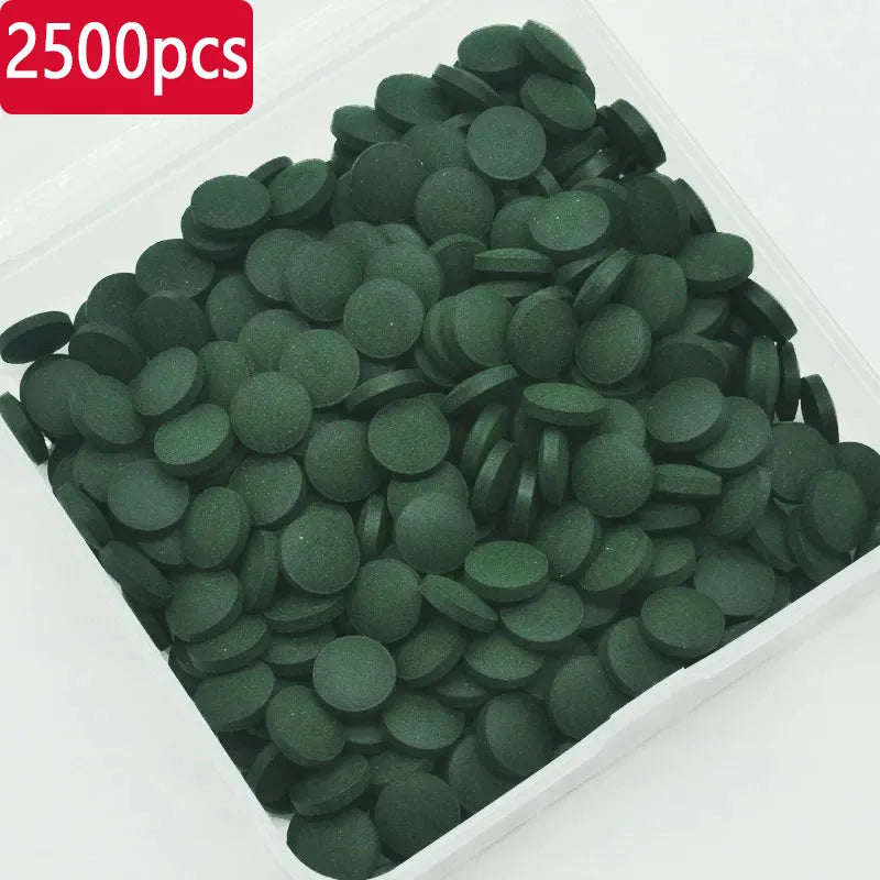 100-3000pcs High Purity Spirulina Tablets Are Rich In Spirulina. Pet Favorite Fish Feed, Shrimp And Fish Food, Aquarium