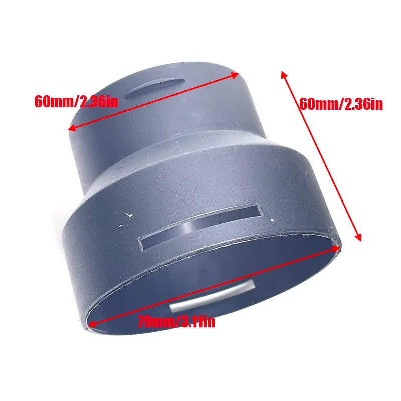 75to60mm 90to75mm 75to60mm Converter  60mm 75mm 90mm Diesel Heater Air Duct Ducting Connector Black For Car Truck VAN Camper