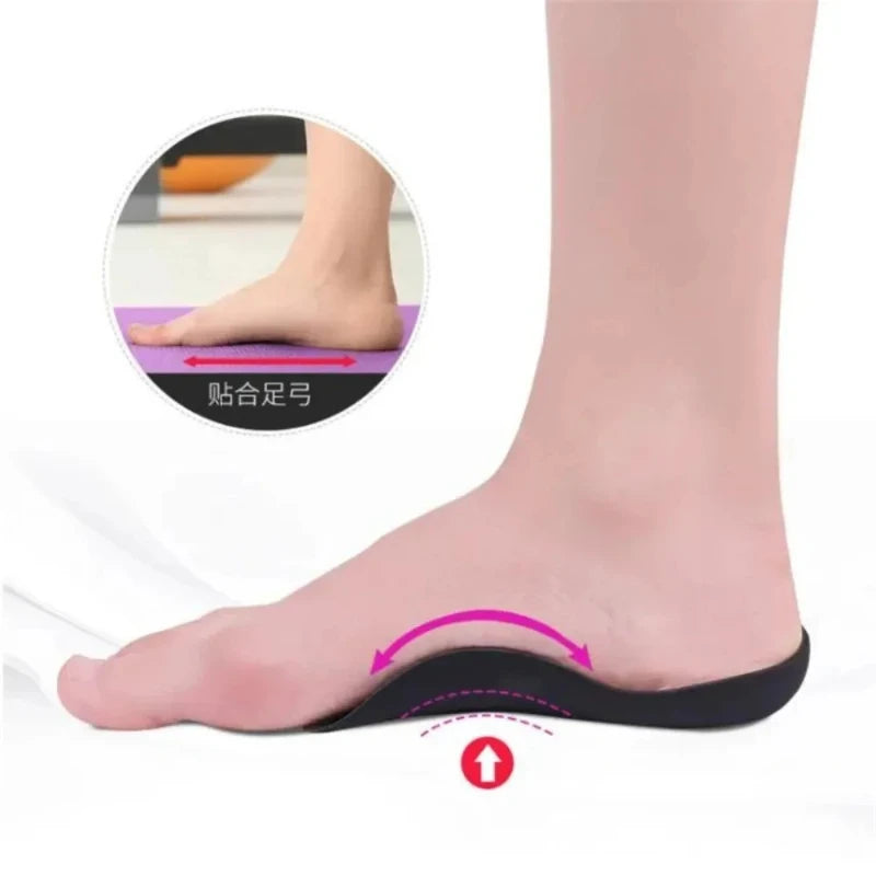 Overpronation Supination Correction Foot Pad, Full Arch Support Insole, Relieve Adult Foot Internal & External Flip Daily Discom