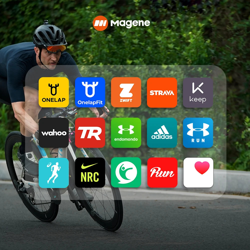 Magene Heart Rate Armband Monitor Dual Mode Bluetooth ANT H803 Sensor Arm Wrist Strap Fitness Heart Tracker Health Exercise