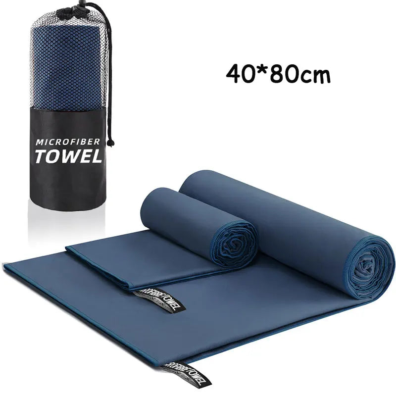 Quick-Drying Microfiber Absorb Sweat Sports Towel 40x80CM Swimming Gym Yoga Fitness Camping Running Beach Washcloth Towels
