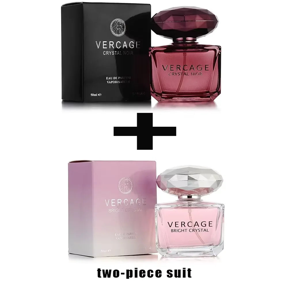 50ml Crystal Diamond Sweet Love Crystal Powder Diamond Black Crystal Lady Eau De Toilette Fragrance  Flower Spary Woman Perfumes