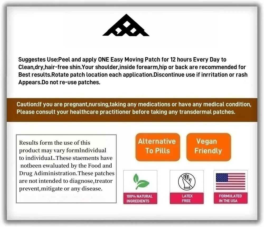 30 Patches Calcium Magnesium Zinc Transdermal Patches with Vitamin D3 High Absorption for Bone Muscle Healthy