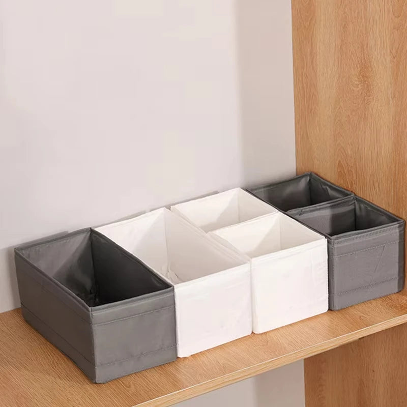 Foldable Drawer Organizers Oxford Underwear Storage Box Bra Socks Wardrobe Storage Containers Closet Jeans Storage Organizer