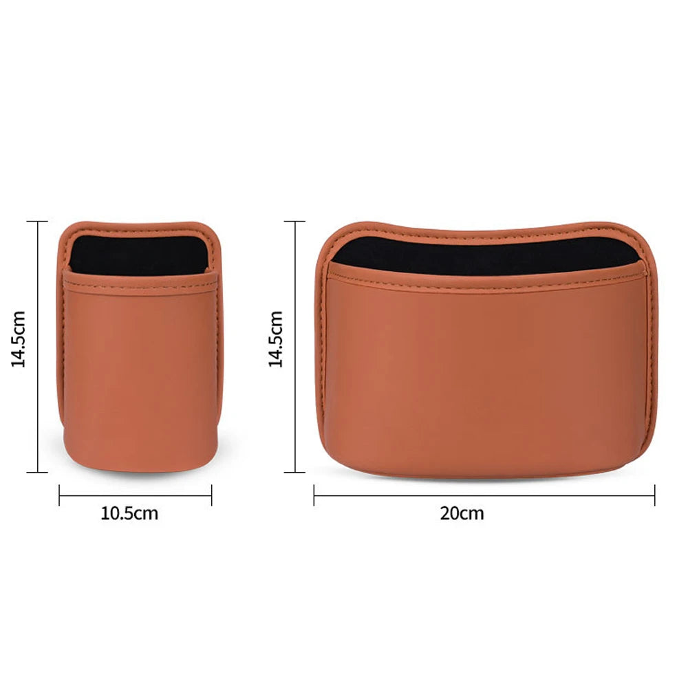 Car Door Cup Holder Box Universal Drink Rack Storage Bin Back Clip Design Car Seat Back Water Cup Box Organizer Pocket
