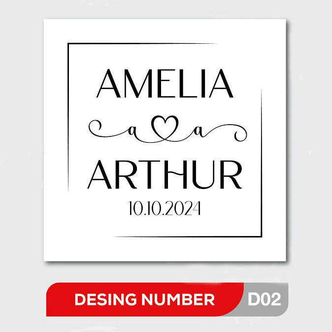 50pcs Wedding Chocolate Packing Papers Engagement Label Stickers for Party Chocolate Favors Wedding Table Decoration