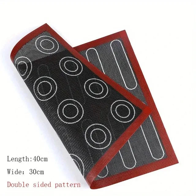 BUYYES Baking Mat Silicone Leakproof Cookie Tray Non-stick Baking Basket Heat Resistant Oven Liner Home Kitchen Tools Baking Mat