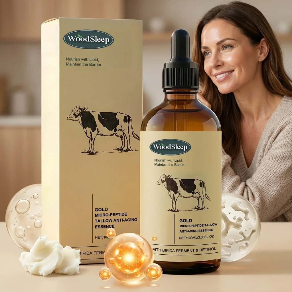 Beef Tallow Nourishing Serum Moisturizing Skin Soothing Glowing Soft Rejuvenation Hydrating Face Serum Anti Wrinkle Daily Care