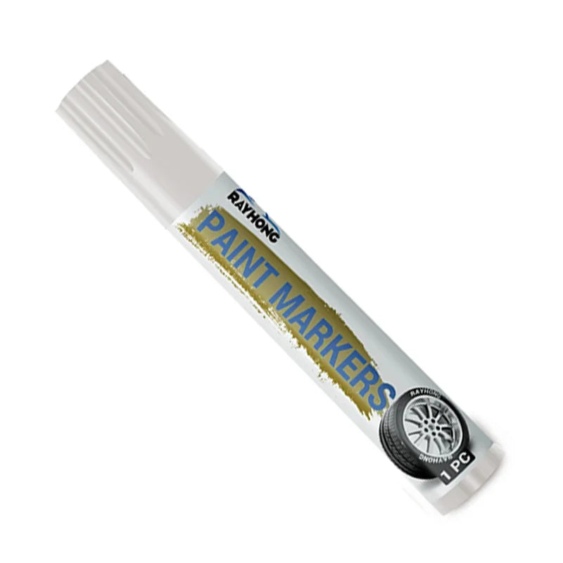 3 White Tire Paint Markers Waterproof and Permanent Car Tire Lettering Pens Suitable for Rubber Metal Glass Plastic DIY creation
