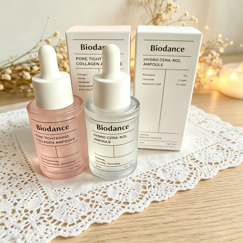 New Biodance 30ml Pore Tightening Glass Collagen Essence Hydrate Moisturizing Compact Improve Pores Whitening Repair Skin Care