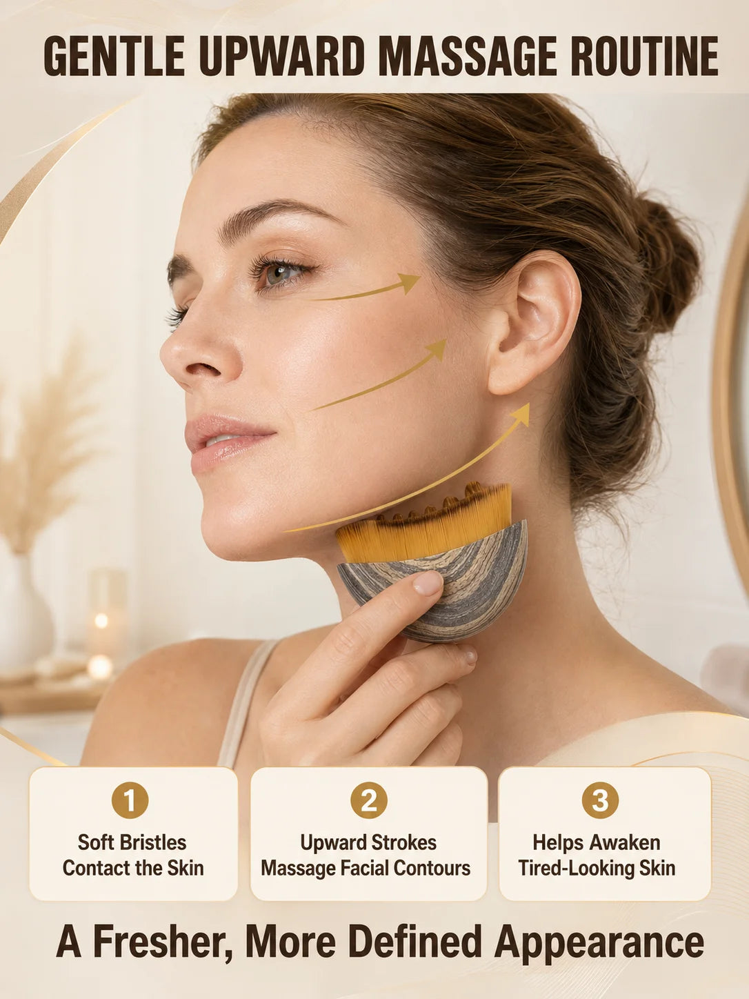 Facial Lymphatic Drainage Brush Lymphatic Massage Brush Lymphatic Face Brush Lymphatic Drainage Massager