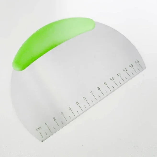 Stainless Steel Pastry Cutter Dough Scraper Pizza Chopper with Ergonomic Handle Kitchen Baking Tools for Flour Scale Dough