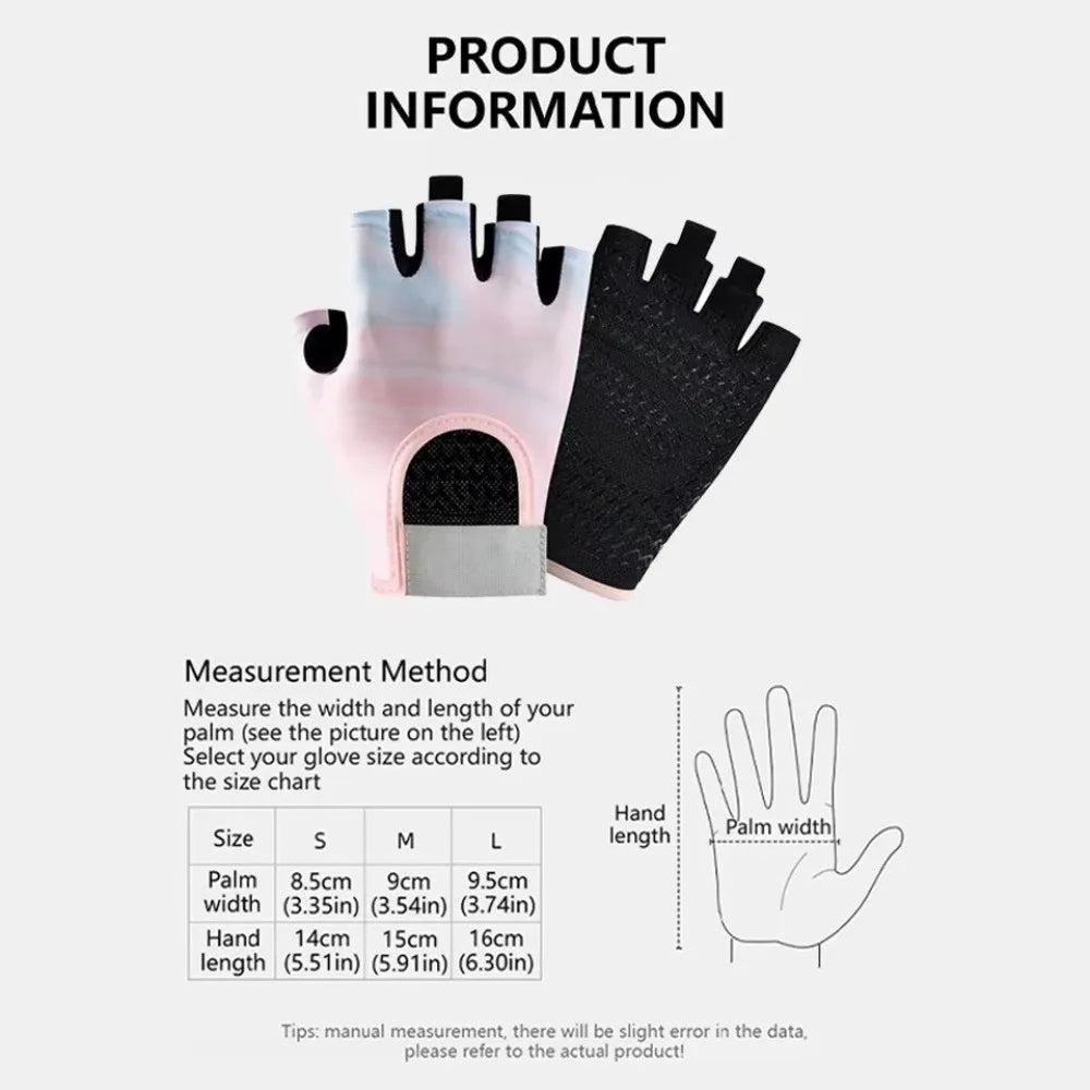 New Wear-resistant Sports Gloves Thickened Non-slip Half Finger Gloves Training Exercise Fitness Gloves Men Women